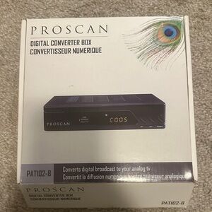 Black Digital Converter Box